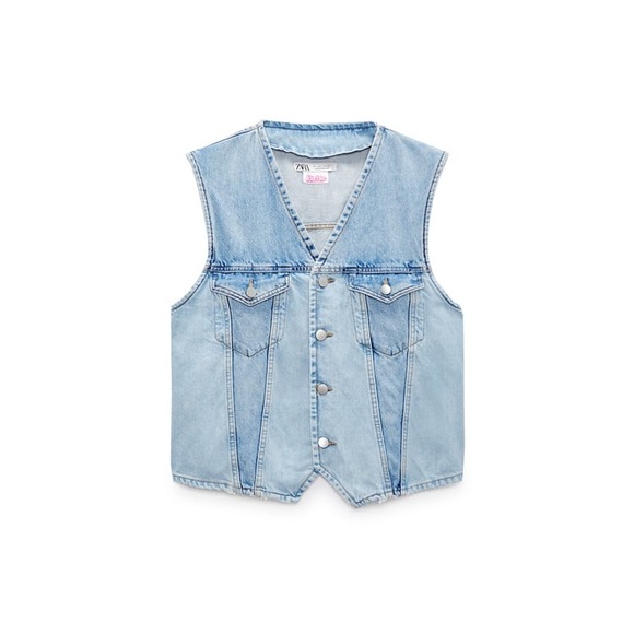 Zara X Barbie Ken Denim Vest - Picture 4 of 8